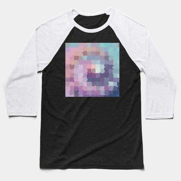 Triangle Mosaic of Various Cute Colors Baseball T-Shirt by Peaceful Space AS